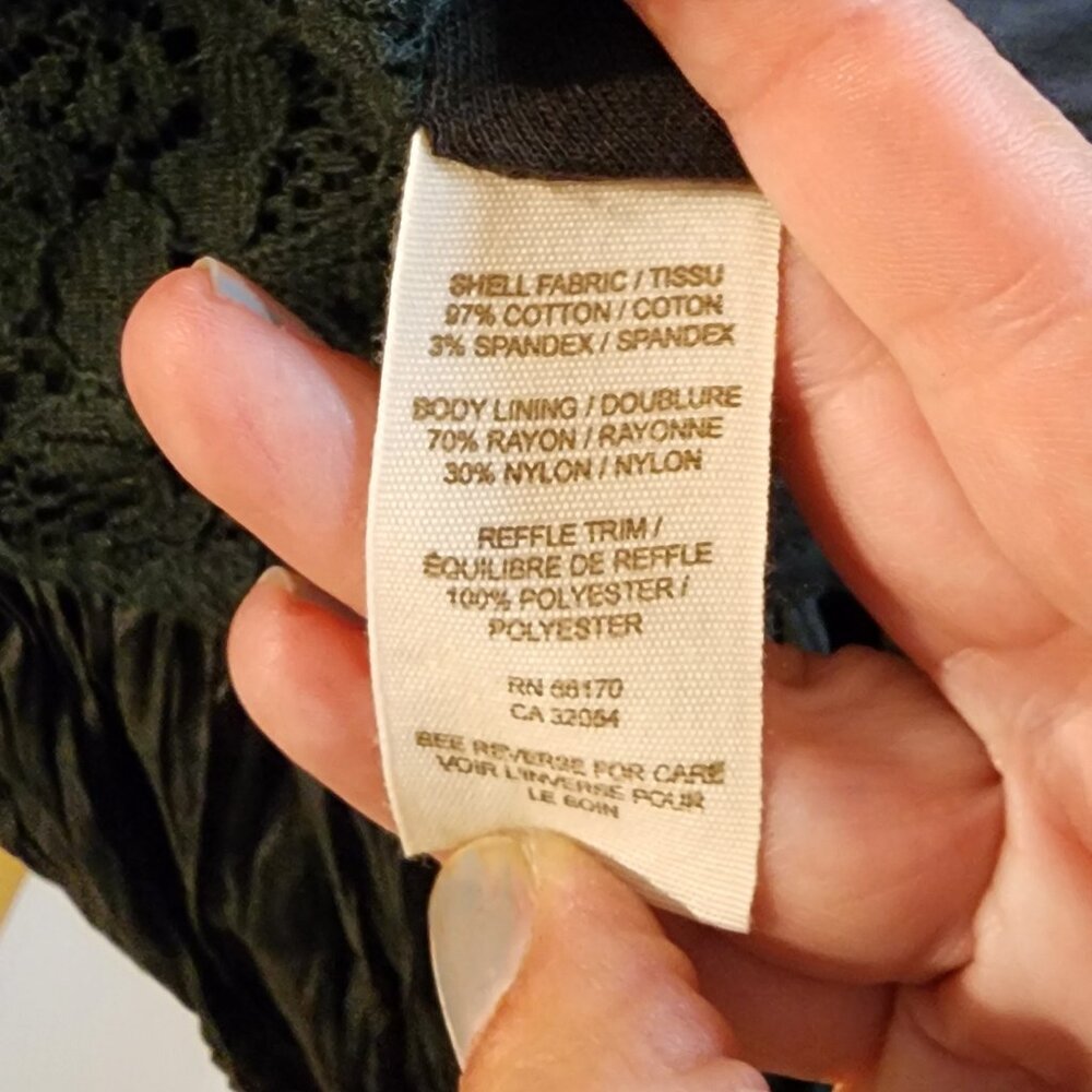 Free People | Ruffle Military Style Knit Jacket - Picture 7 of 7